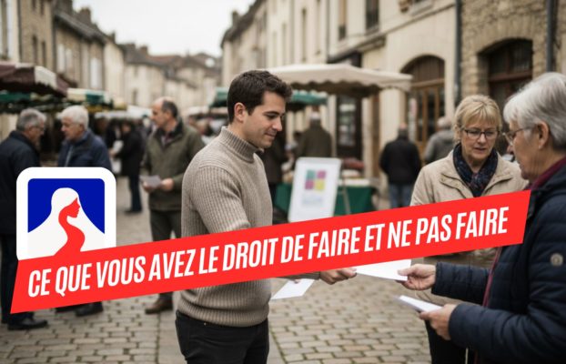 Ce que vous avez le droit de faire — et pas — pendant la campagne municipale
